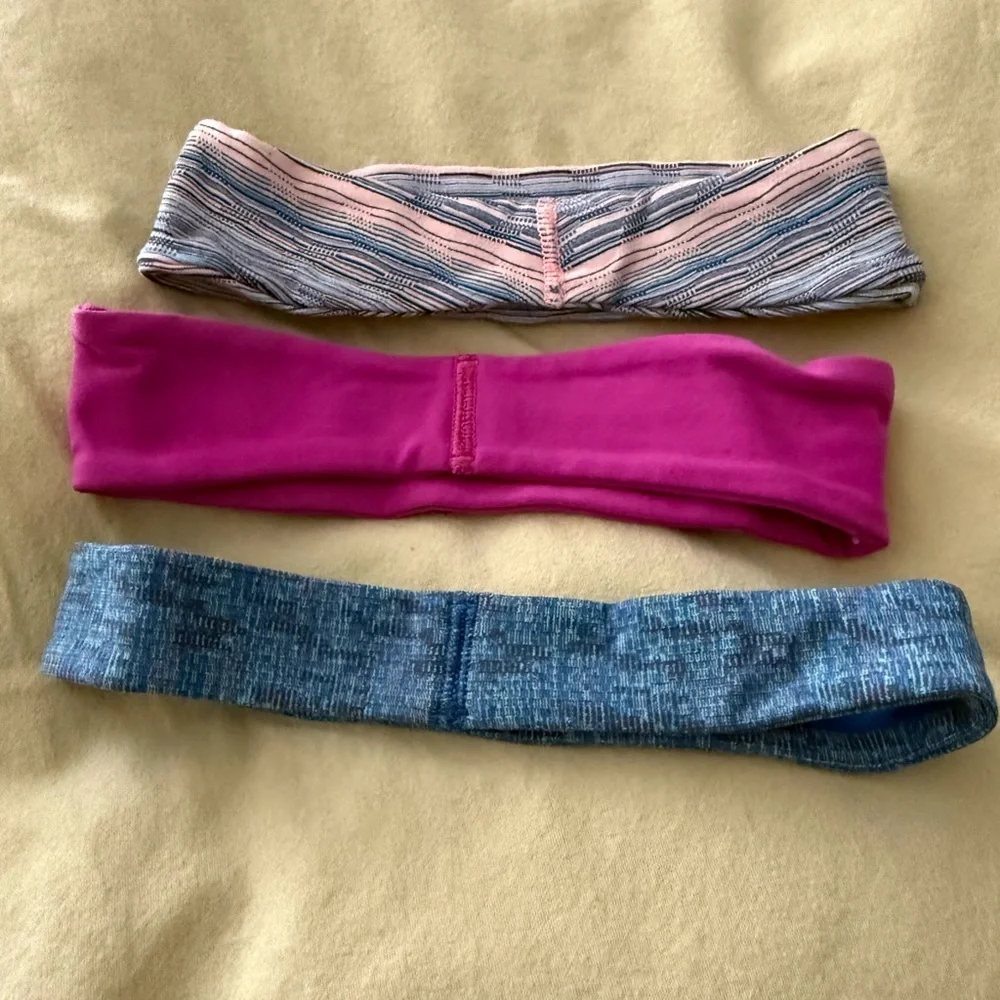 Athletic Headbands – Lot of 3 (Lululemon and Ivivva)